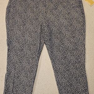 Michael Kors Black and White Animal Print Garment